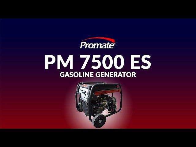 Promate PM7500 ES Gasoline Generator
