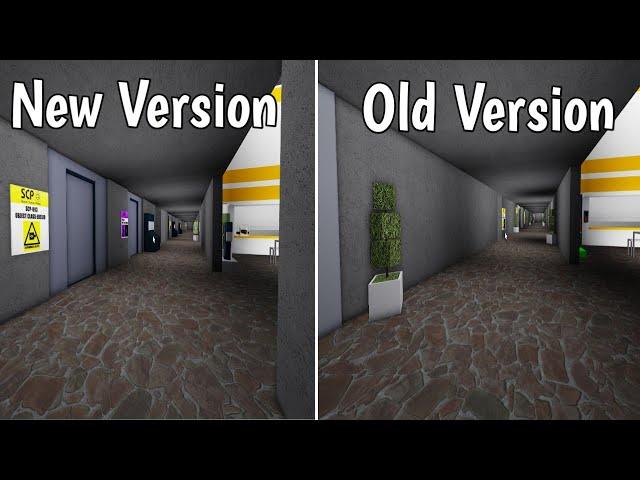 SCP New Version VS SCP Old Version - Roblox