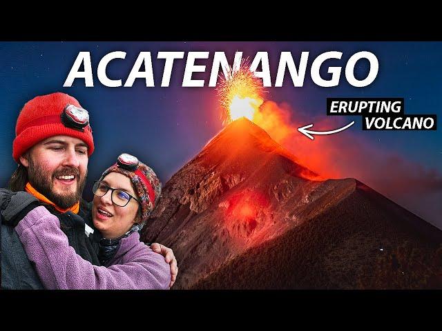 Volcan Fuego is ERUPTING (Our hiking experience) | Acatenango Guatemala