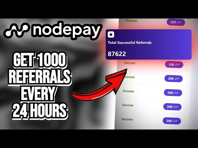 How To Get UNLIMITED Referrals on NODEPAY! [ANDROID]