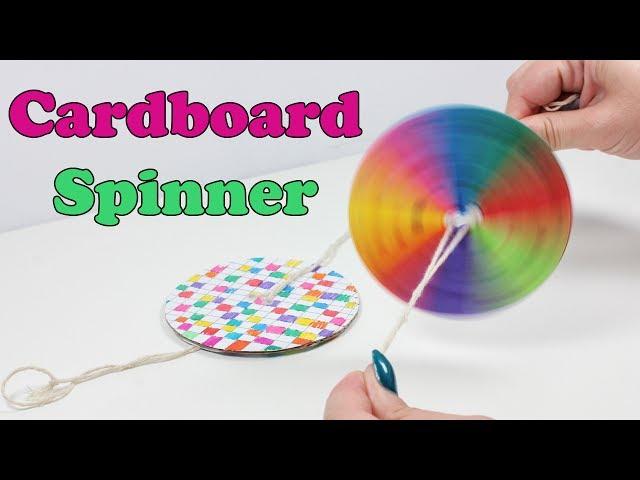 Cardboard Spinner DIY | Summer Kids Crafts