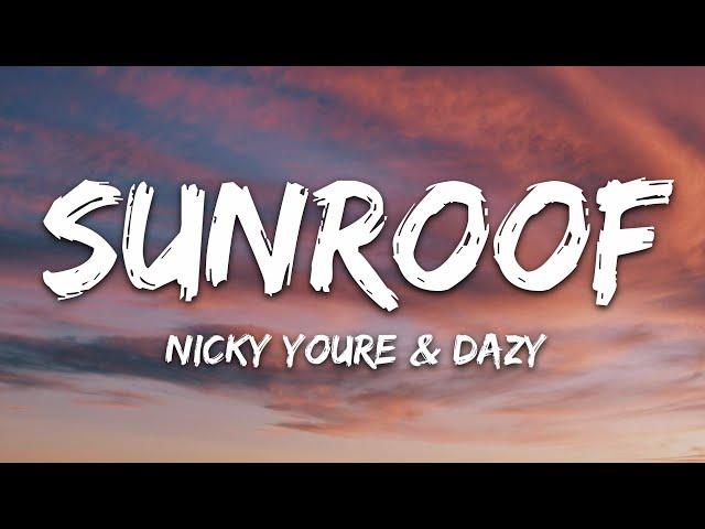 Nicky Youre, dazy - Sunroof (Lyrics)