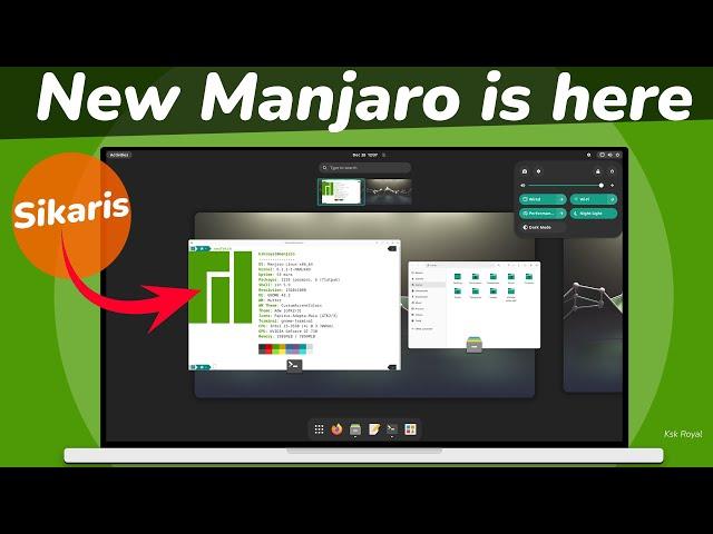 Manjaro Linux 22  Sikaris Released ! What's New ?