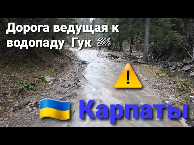 Карпаты. Дорога к водопаду "Женецкий Гук"