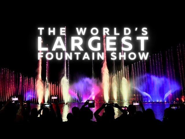 The World’s Largest Dancing Fountain Show #trending #amazing #travel