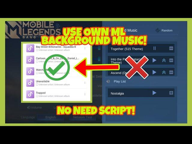 EASY METHOD ON HOW TO CHANGE/USE OWN ML BACKGROUND MUSIC | MOBILE LEGENDS BANG BANG