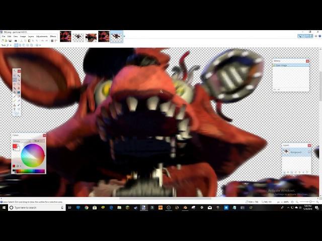 withered foxy speed modelling part 1