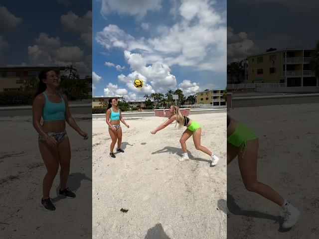 Beach babes invent a new sport  w/@itscocostar