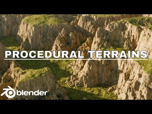 Create Procedural Terrains in Blender