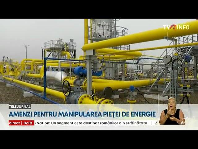 Amenzi pentru companiile care vând energie și gaz angro. Firmele sunt acuzate că manipulează piața