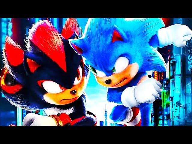 SONIC THE HEDGEHOG 3 "Shadow Race Scene" Trailer (NEW 2024)