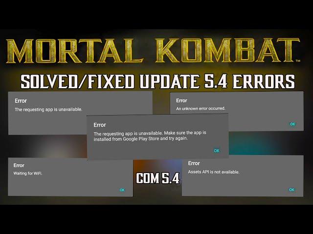 [ NEW ] Requesting app unavailable, waiting for wifi? Api Assets not available  All errors solved 