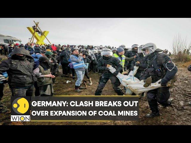 WION Climate Tracker: Scuffle breaks out between Police and activist over coal mines in Germany