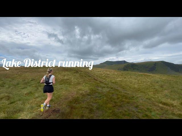 Running in the Lake District, Blencathra.