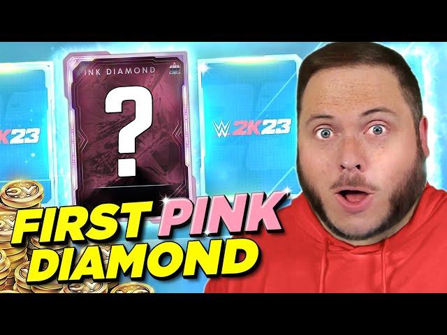 First PINK DIAMOND! Huge Diamond MyFaction Pack Opening! | WWE 2K23