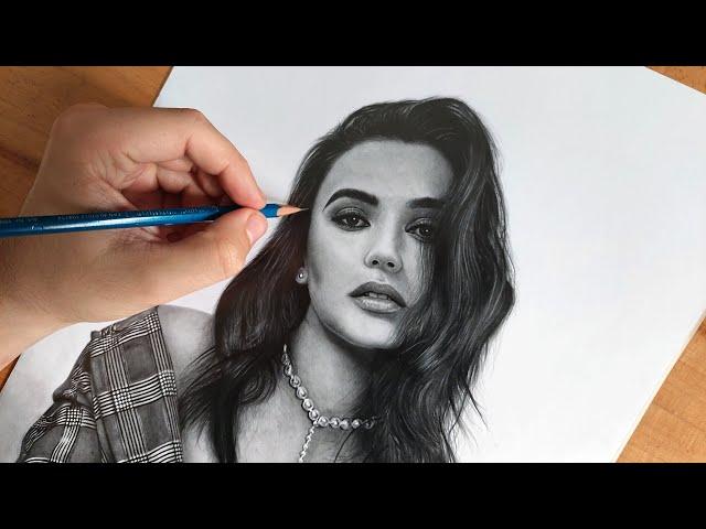 Ольга Серябкина (Serebro, MOLLY)  - Рисунок карандашами (портрет), Olga Seryabkina