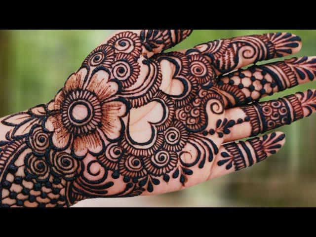 Latest Easy bridal mehndi/Front hand Simple Easy Mehndi Design for hand/mehandi designs/mehndidesign