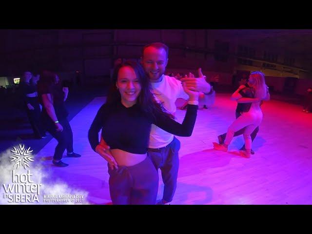 Bachata Sensual / Maksim Scherbakov & Kristina @ Hot Winter in Siberia Bachata Festival 2021