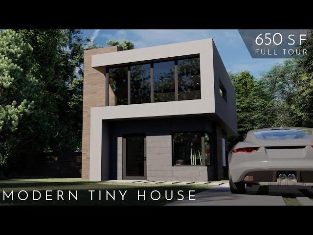 Ultra Modern Small House Idea - Tiny House Tour