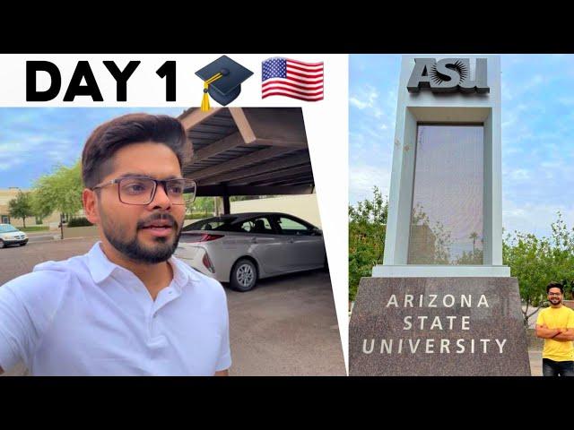 Studying abroad in the USA: My First Day at Arizona State University | International Student |