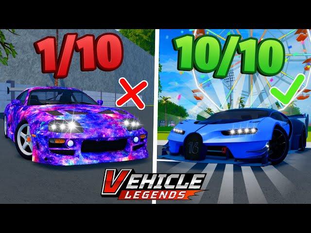 Rating YOUR Cars in Vehicle Legends!