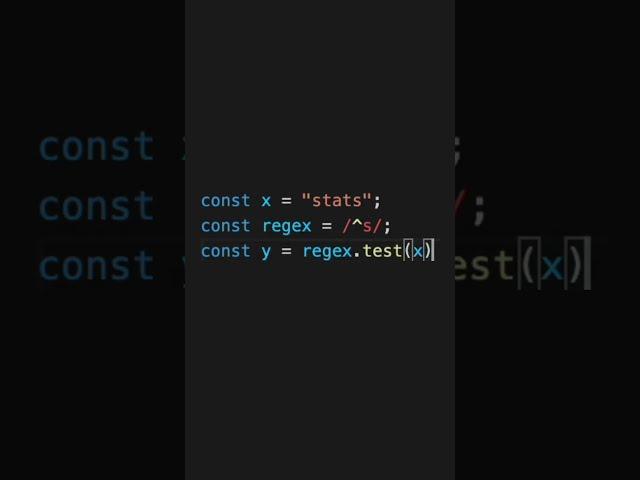 How to confirm if a letter is included at the beginning or end of a string with regex
