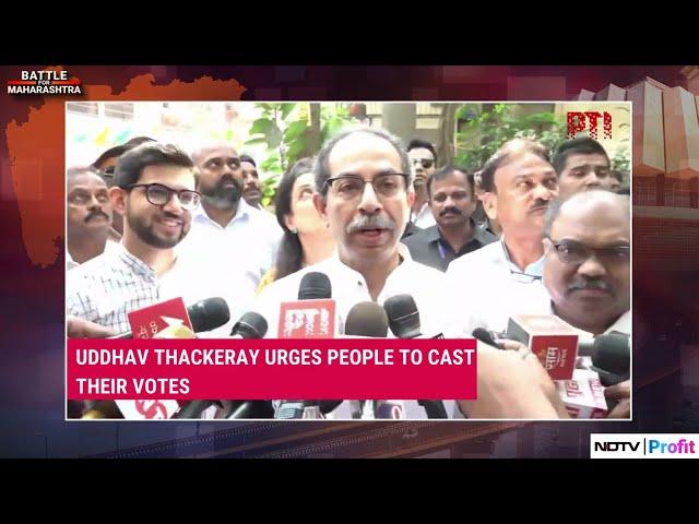 Maharashtra Elections: Uddhav Thackeray Urges People To Cast Their Votes With Family