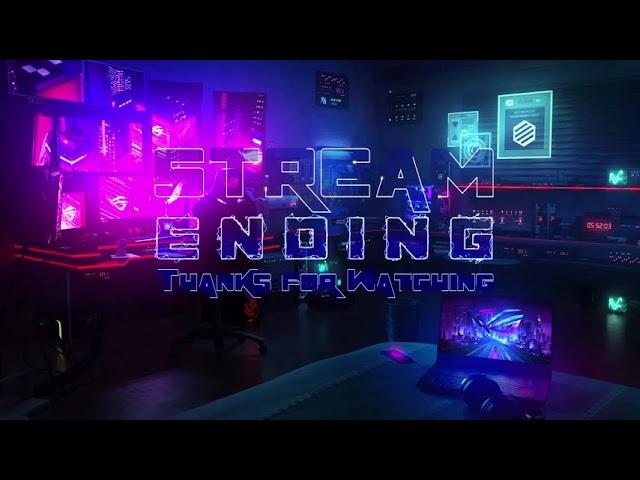 Stream Ending Screen  Blue 1080p 002