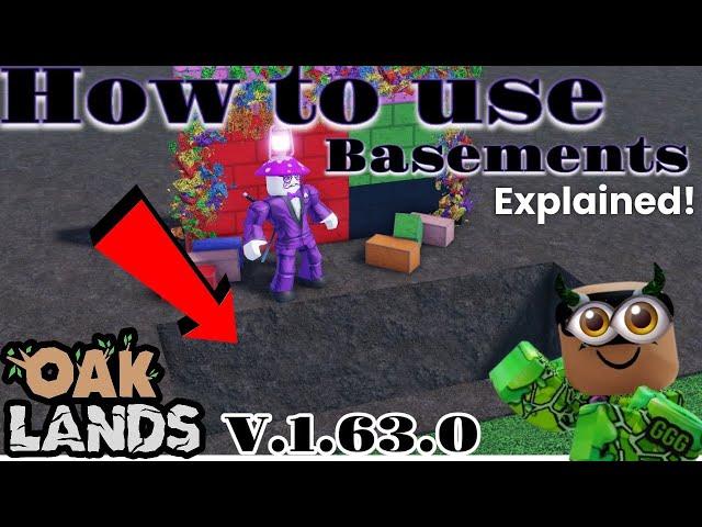 How to use basements (EXPLAINED)(OAKLANDS)