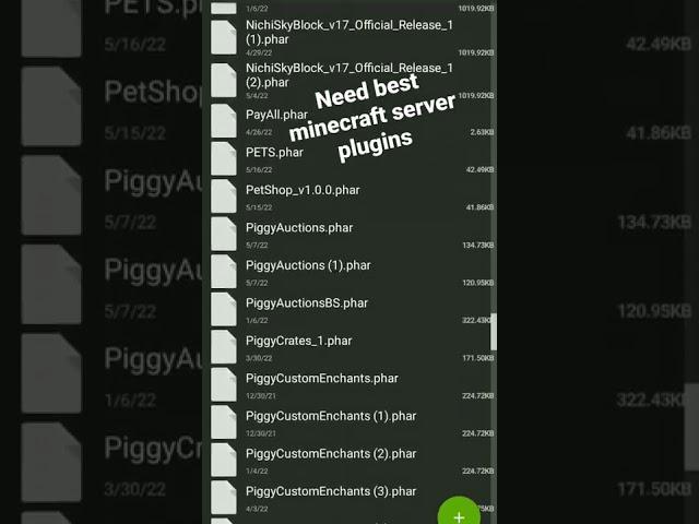 Minecraft server #plugins #pmmp #minecraft #mcpe