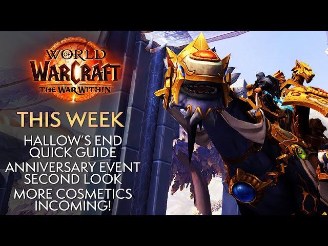 Candy Leveling, Anniversary Guide Refresh, New Cosmetics Coming! This Week In Warcraft