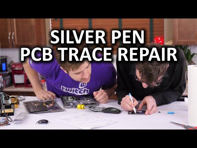 Silver Conductive Pen - DIY PCB Trace Repair