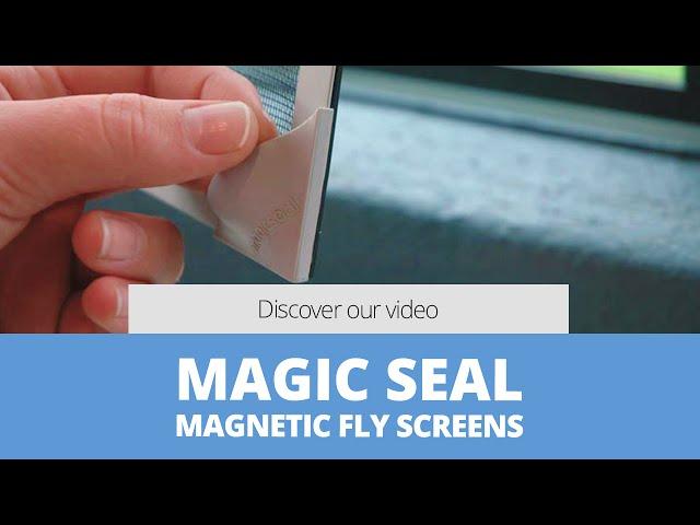 Magnetic, Retractable Fly Screens, Double Glazing, Distributors & suppliers - MAGICSEAL