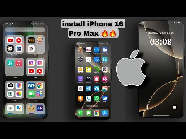 How to install iPhone 16 Pro Max  Every Android Smartphones 