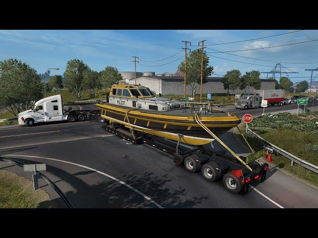 american truck simulator special transport dlc / first few jobs