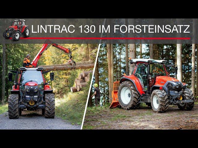 Lindner Lintrac 130 im Forsteinsatz