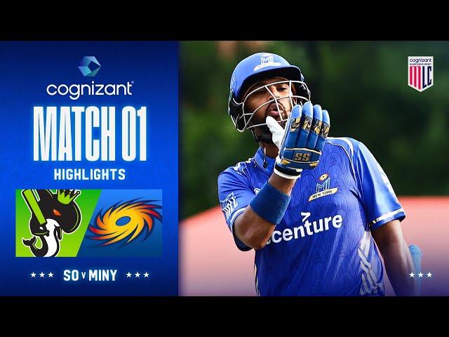 Cognizant Major League Cricket Game 1 Highlights, Seattle Orcas vs. MI New York