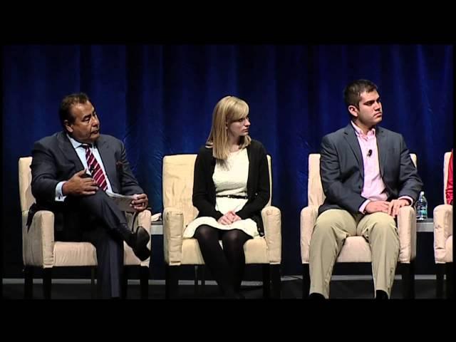 John Quinones Moderates FirstGen Student Panel at Forum 2014