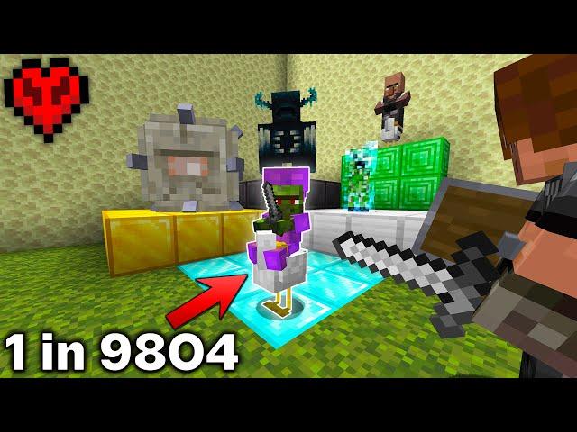 I Collected Minecraft's Rarest Mobs…