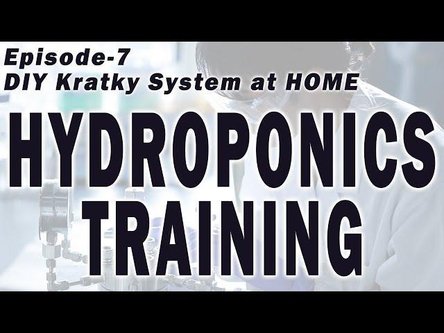 Hydroponics Training - Episode 7 (Kratky System) Hydroponic Farming Training Hydroponics Training