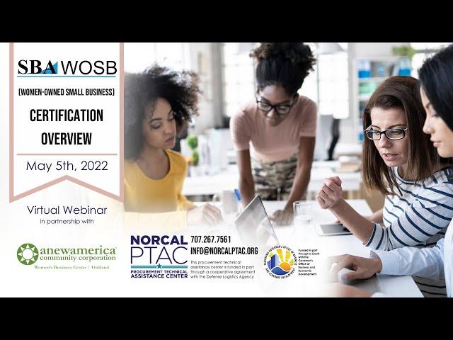 Women-Owned Small Business (WOSB) Certification Overview