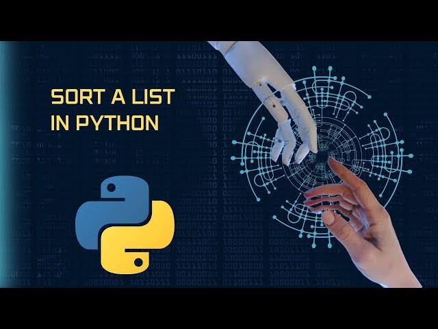 How to sort a list in python- python tutorial #shorts  #shortvideo  #ytshorts