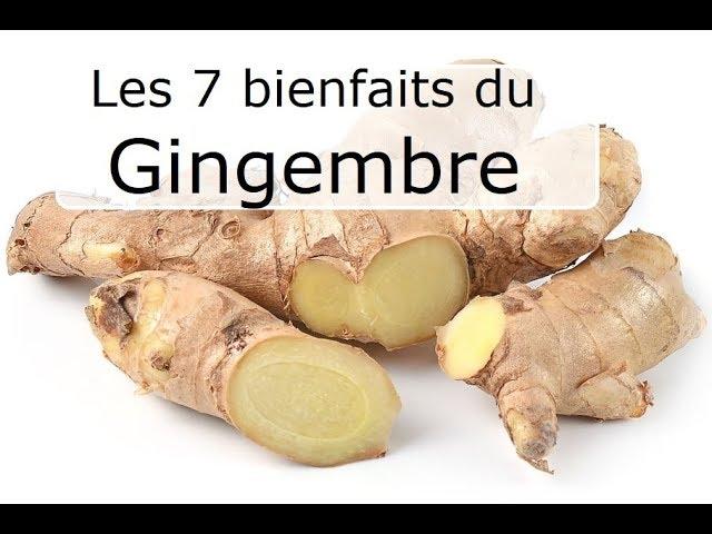 Les 7 bienfaits du Gingembre