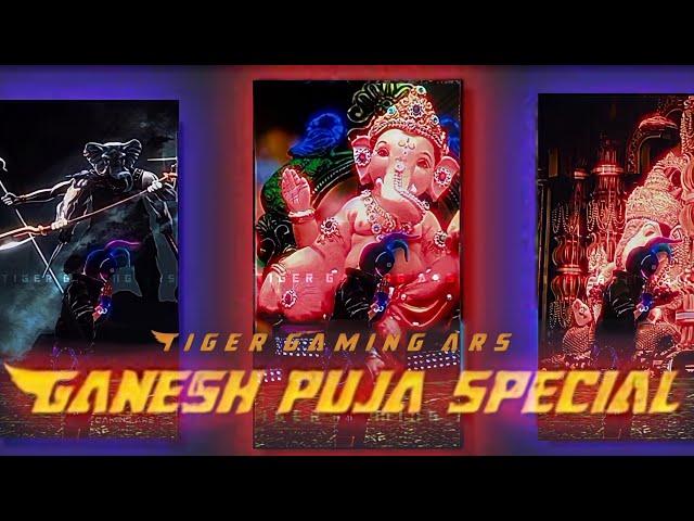 Happy Ganesh Puja | Ganesh puja special free fire whatsapp status | Tiger GAMING ARS