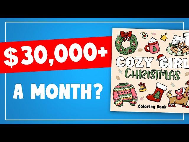 $30,000 from ONE BOOK? | Amazon KDP Bold And Easy Coloring Book Review