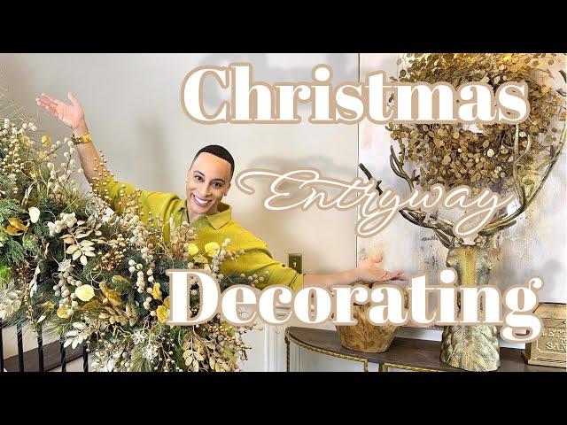 THE BEAUTIFUL LIFE | Christmas Entryway Decorating 2024