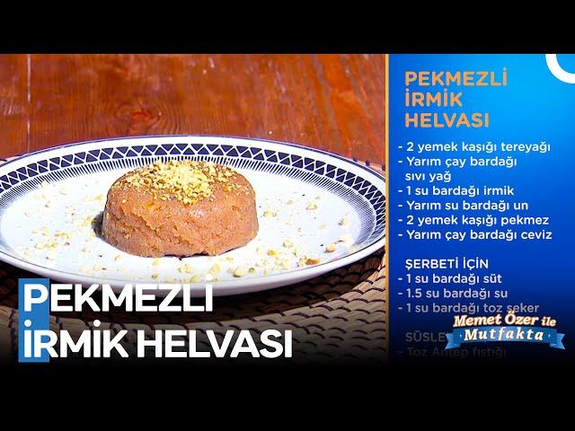 Pekmezli İrmik Helvası Tarifi - Memet Özer ile Mutfakta 461. Bölüm