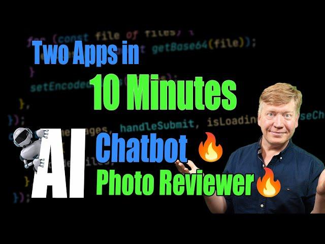 How To Develop 2 AI Apps in 10 Minutes!