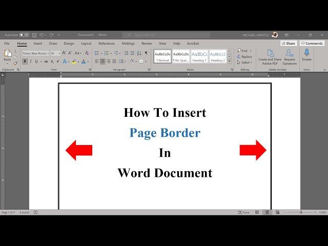 How to Insert Page Borders in Microsoft Word - Step-by-Step Tutorial