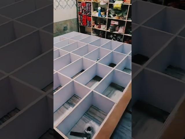 रैक बनाने का नया तरीका #interiordesign #furniture#plywood#rack #design#vairalshort #reels #trending